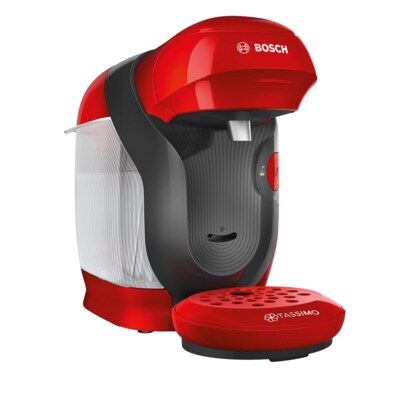 Auto Style günstig Kaufen-Bosch TAS1103 TASSIMO STYLE Multi-Getränke-Automat rot. Bosch TAS1103 TASSIMO STYLE Multi-Getränke-Automat rot <![CDATA[• Intuitives LED-Bedienfeld • Große Getränkevielfalt: Über 70 Spezialitäten • Perfekte Getränkequalität dank INTE