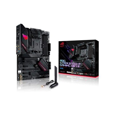 in 2 günstig Kaufen-ASUS ROG Strix B550-F Gaming Wi-FI II ATX Mainboard AM4 M.2/USB3.2/HDMI/DP. ASUS ROG Strix B550-F Gaming Wi-FI II ATX Mainboard AM4 M.2/USB3.2/HDMI/DP <![CDATA[• ATX Mainboard Sockel AM4 für AMD Ryzen der 3. Generation • AMD B550 Chipsatz, Grafik aus