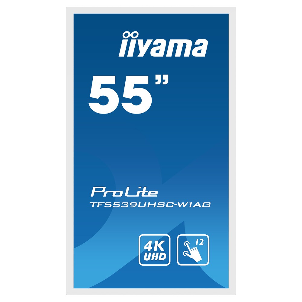 iiyama ProLite TF5539UHSC-W1AG 139cm (55") 4K UHD Multi-Touch Monitor HDMI/DP