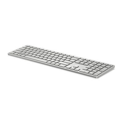 Nummer 2 günstig Kaufen-HP 970 Kabellose Tastatur mit programmierbaren Tasten Silber (3Z729AA). HP 970 Kabellose Tastatur mit programmierbaren Tasten Silber (3Z729AA) <![CDATA[• Anwendungsbereich: professionelles Arbeiten, Nummernblock integriert • Kabellos, 2,4GHz • Layou