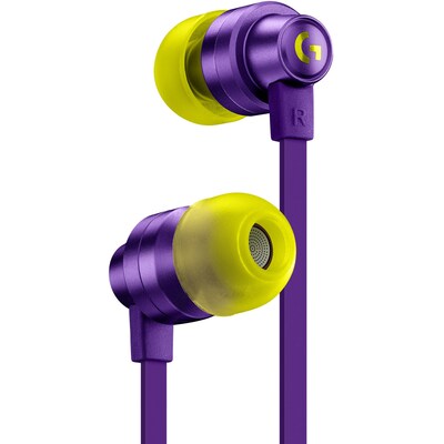 Of S  günstig Kaufen-Logitech G333 Kabelgebundener Gaming In Ear Ohrhörer mit Mikrofon Violet. Logitech G333 Kabelgebundener Gaming In Ear Ohrhörer mit Mikrofon Violet <![CDATA[• Anwendungsbereich: Gaming, In-Ear • Kabelgebunden, Lila, 20g • USB-Anschluss, 3,5