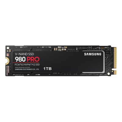 Pro SSD günstig Kaufen-Samsung 980 PRO Interne NVMe SSD 1 TB M.2 2280 PCIe 4.0 3D-NAND TLC. Samsung 980 PRO Interne NVMe SSD 1 TB M.2 2280 PCIe 4.0 3D-NAND TLC <![CDATA[• 1 TB - 2,38 mm Bauhöhe • M.2 2280 Card, M.2 - Kompatibel mit der Playstation™ 5 • Maximale Lese-/S
