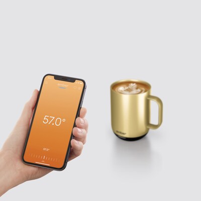 KA 29 günstig Kaufen-Ember Mug² 10oz Gold - Becher mit Temperaturregelung (295ml) Gold. Ember Mug² 10oz Gold - Becher mit Temperaturregelung (295ml) Gold <![CDATA[• 295 ml Füllmenge - optimal für einen Pott Kaffee oder Tee • Mit der App könnt Ihr auch die gew