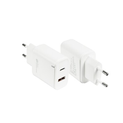 CONNECTION günstig Kaufen-Good Connection USB-Schnellladegerät 20W 2-Port USB-C/A PD weiß. Good Connection USB-Schnellladegerät 20W 2-Port USB-C/A PD weiß <![CDATA[• 20W Gesamtleistungsabgabe • Ein USB-C- und ein USB-A-Anschluss • Effiziente und moderne L