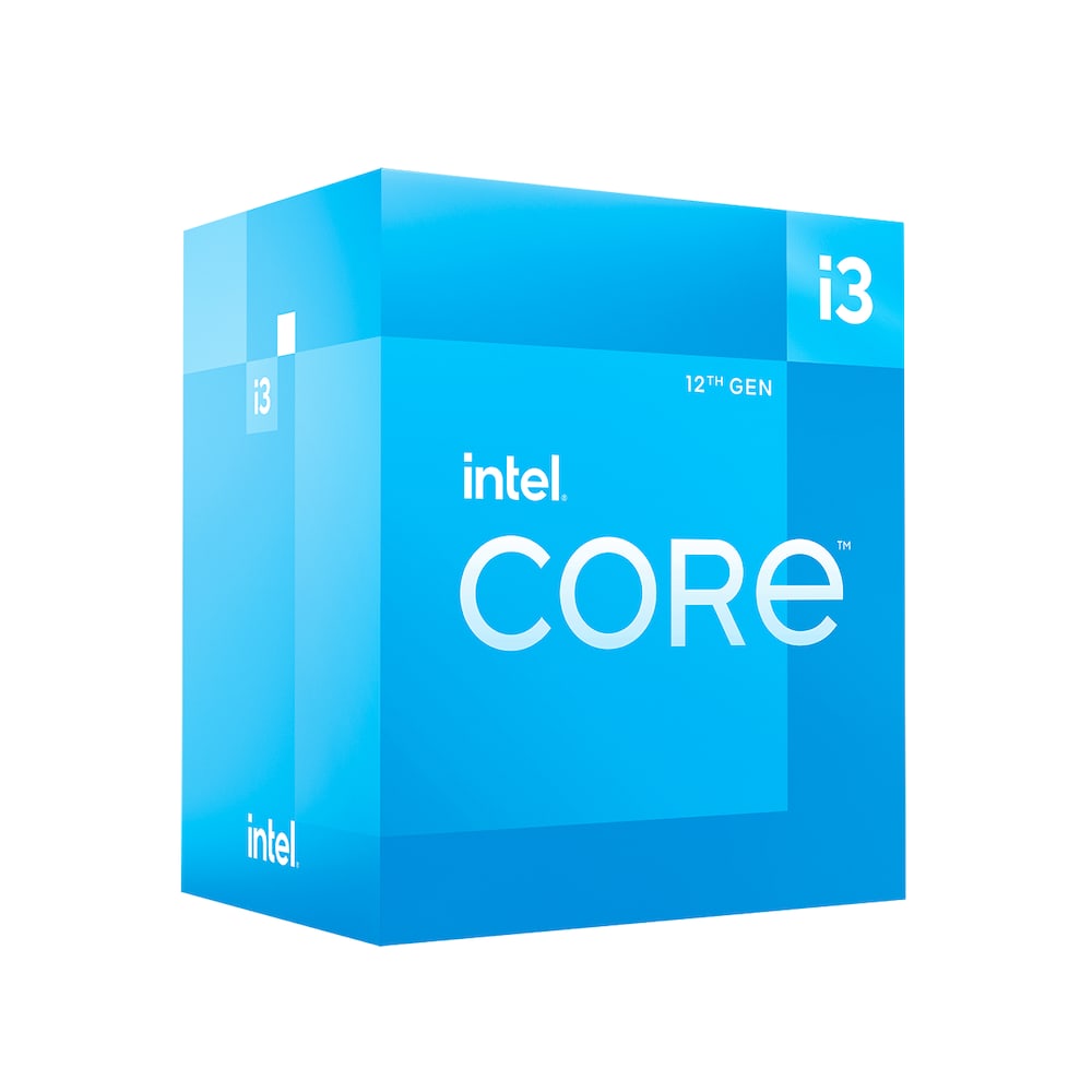 INTEL Core i3-12300 3,5GHz 4 Kerne 12MB Cache Sockel 1700 (Boxed ohne Lüfter)