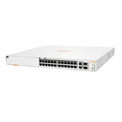 mit Switch günstig Kaufen-HPE Aruba Instant On 1960 24G PoE 2XGT 2SFP+ 370-W-Switch. HPE Aruba Instant On 1960 24G PoE 2XGT 2SFP+ 370-W-Switch <![CDATA[• Plug-and-Play-Switches, die mit Instant On-APs funktioonieren • mehrere Switches über die Instand ON APP konfigurieren und