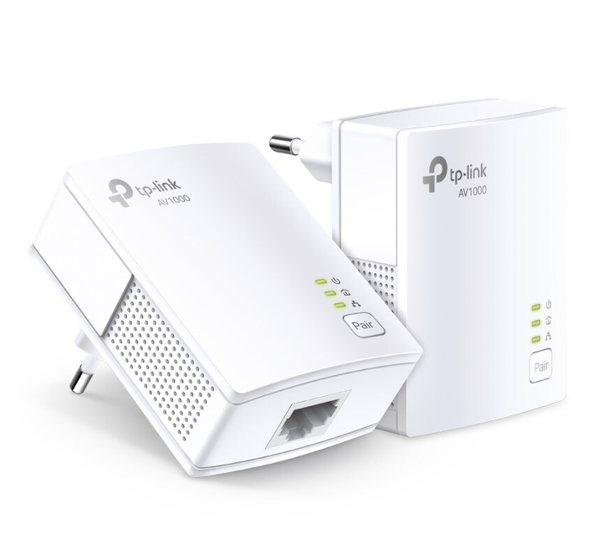 TP-Link TL-PA7017P KIT AV1000-Gigabit-Powerline-Adapter KIT mit Steckdose