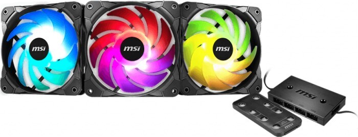 MSI MAX F12A-3H 3er Set 120 ARGB FAN 120x120x25mm