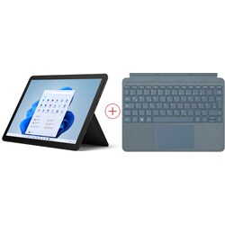 Surface Go 3 8VA-00018 Schwarz 6500Y 8GB/128GB SSD 10&quot; FHD W11S + TC Blau