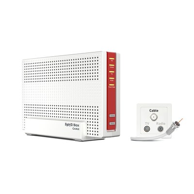 Dual LAN günstig Kaufen-AVM FRITZ!Box 6690 Cable WLAN Router -ax Dualband Kabelmodem. AVM FRITZ!Box 6690 Cable WLAN Router -ax Dualband Kabelmodem <![CDATA[• Router mit integriertem Kabel-Modem für alle Kabelanschlüsse • Sichere Internetnutzung durch voreingestellte Firewa