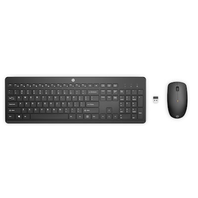 As You günstig Kaufen-HP 230 Kabellose Maus-Tastaturkombination Schwarz 18H24AA#ABD. HP 230 Kabellose Maus-Tastaturkombination Schwarz 18H24AA#ABD <![CDATA[• Kabellos, 2,4GHz, 10 m Reichweite • Tastatur-Layout: deutsch, Tastatur-Nummernblock separat • 3 Maustasten, Scrol