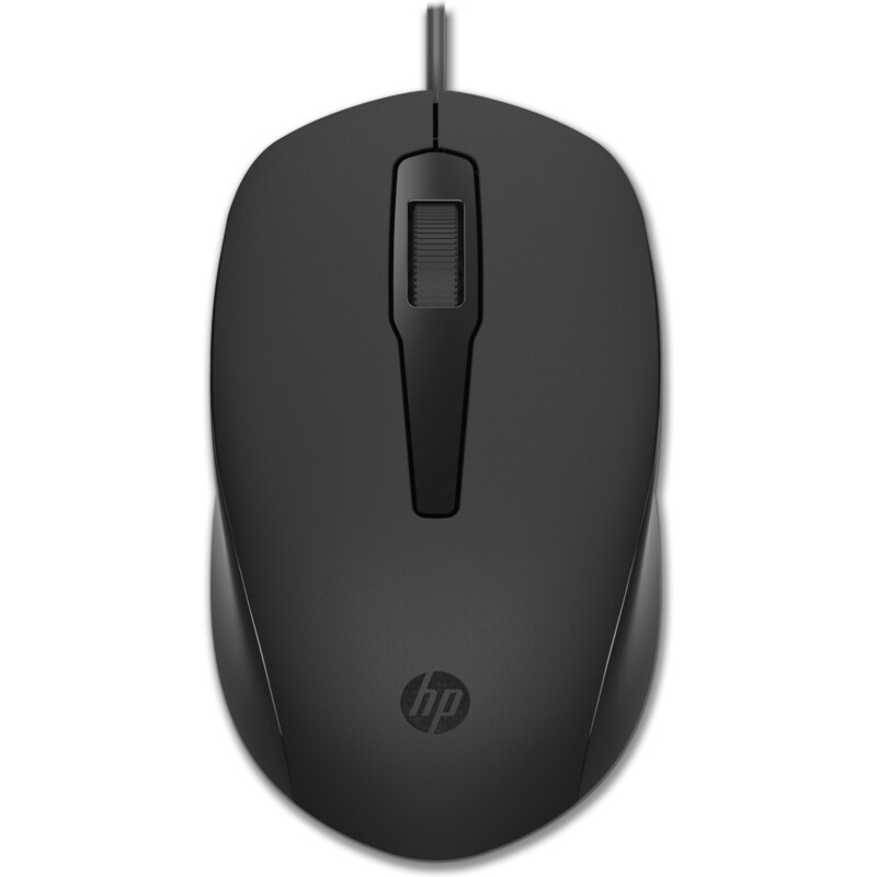 150.4495 günstig Kaufen-HP 150 Kabelgebundene Maus. HP 150 Kabelgebundene Maus <![CDATA[• Anwendungsbereich: Studium, 3 Tasten • Kabelgebunden (USB) • Sensortechnologie: Optisch (1.600 dpi) • Schwarz, 60g, 34,2 mm x 103,0 mm x 61,1 mm (H x B x T) • PC/ Notebook, USB-Anschluss]]>