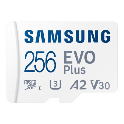 GB Micro günstig Kaufen-Samsung Evo Plus 256 GB microSDXC Speicherkarte (130 MB/s, Class 10, U3). Samsung Evo Plus 256 GB microSDXC Speicherkarte (130 MB/s, Class 10, U3) <![CDATA[• Speichertyp: microSDXC (UHS-I) inklusive SD-Adapter • Speicherkapazität: 256 GB • Geschwin