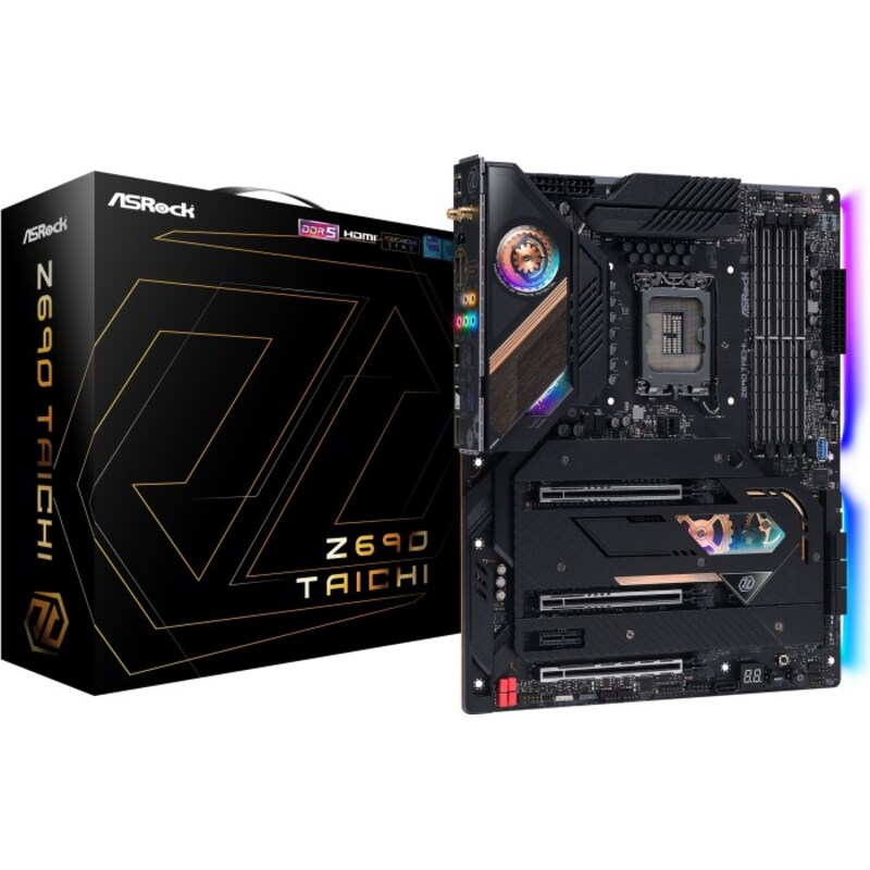 ASRock Z690 Taichi ATX Mainboard Sockel 1700 RGB/GL/M.2/HDMI/USB3.2/BT/WIFI