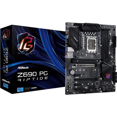 PSA 9 günstig Kaufen-ASRock Z690 PG Riptide ATX Mainboard Sockel 1700 GL/M.2/HDMI/USB3.2. ASRock Z690 PG Riptide ATX Mainboard Sockel 1700 GL/M.2/HDMI/USB3.2 <![CDATA[• ATX Mainboard mit Sockel Intel 1700 für Intel Core 12. Generation-CPU • Intel Z690-Chipsatz, Intel HD 