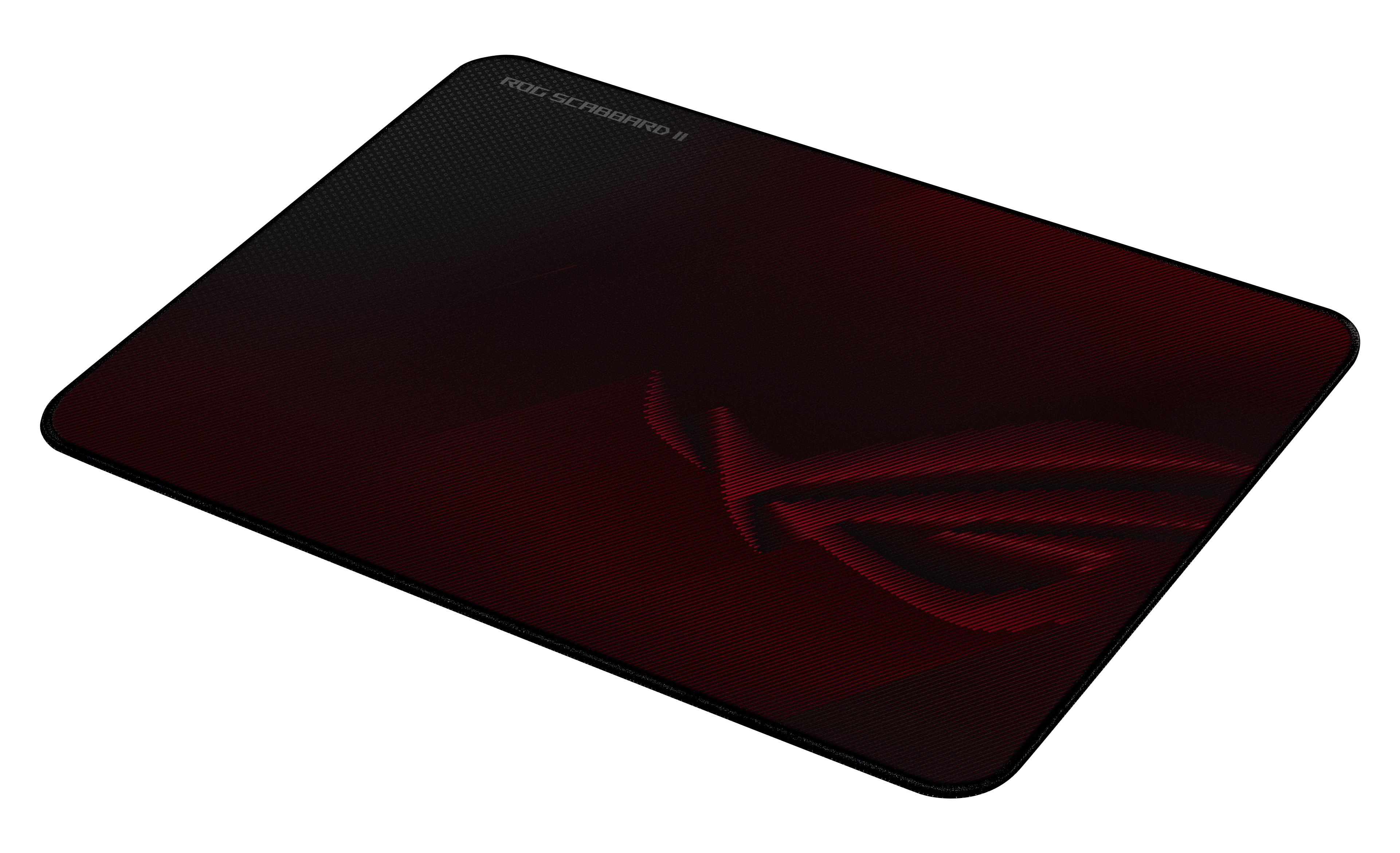 ASUS ROG Scabbard II Medium Gaming Mousepad schwarz/rot