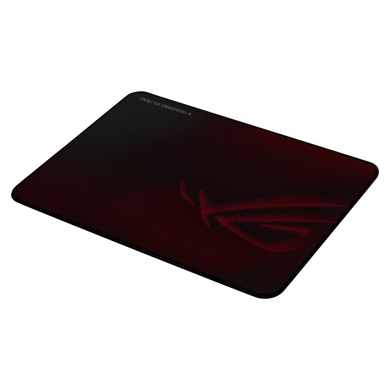 Gaming günstig Kaufen-ASUS ROG Scabbard II Medium Gaming Mousepad schwarz/rot. ASUS ROG Scabbard II Medium Gaming Mousepad schwarz/rot <![CDATA[• Dreifach-Schutz für reibungsloses Gleiten • Größe 360mm x 260mm x 3mm • Eine Wasser-, Öl-, und Staubabweisende Oberfläche • Flach g