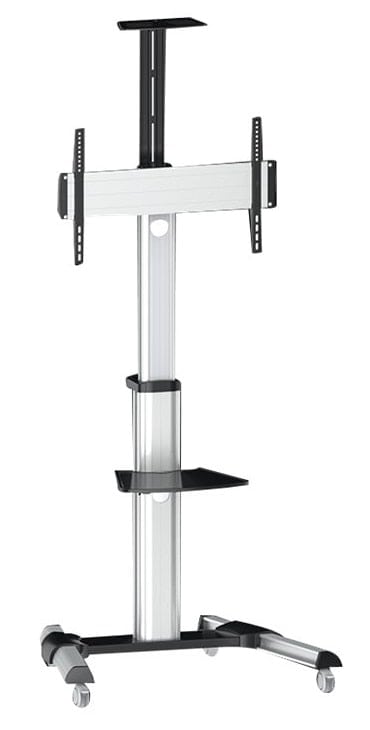 LogiLink TV-/Monitor Rollwagen f&uuml;r TFTs 94-178cm (37&quot;-70&quot;) silber/schwarz