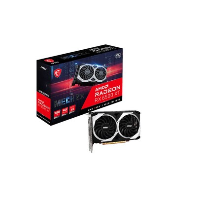 Grafikkarte günstig Kaufen-MSI AMD Radeon RX 6500 XT Mech 2X 4G OC 4GB GDDR6 Gaming Grafikkarte DP/HDMI. MSI AMD Radeon RX 6500 XT Mech 2X 4G OC 4GB GDDR6 Gaming Grafikkarte DP/HDMI <![CDATA[• AMD Radeon RX 6500 XT (Big-Navi), RDNA 2, Werksseitig übertaktet • 4GB GDDR6-RAM (64