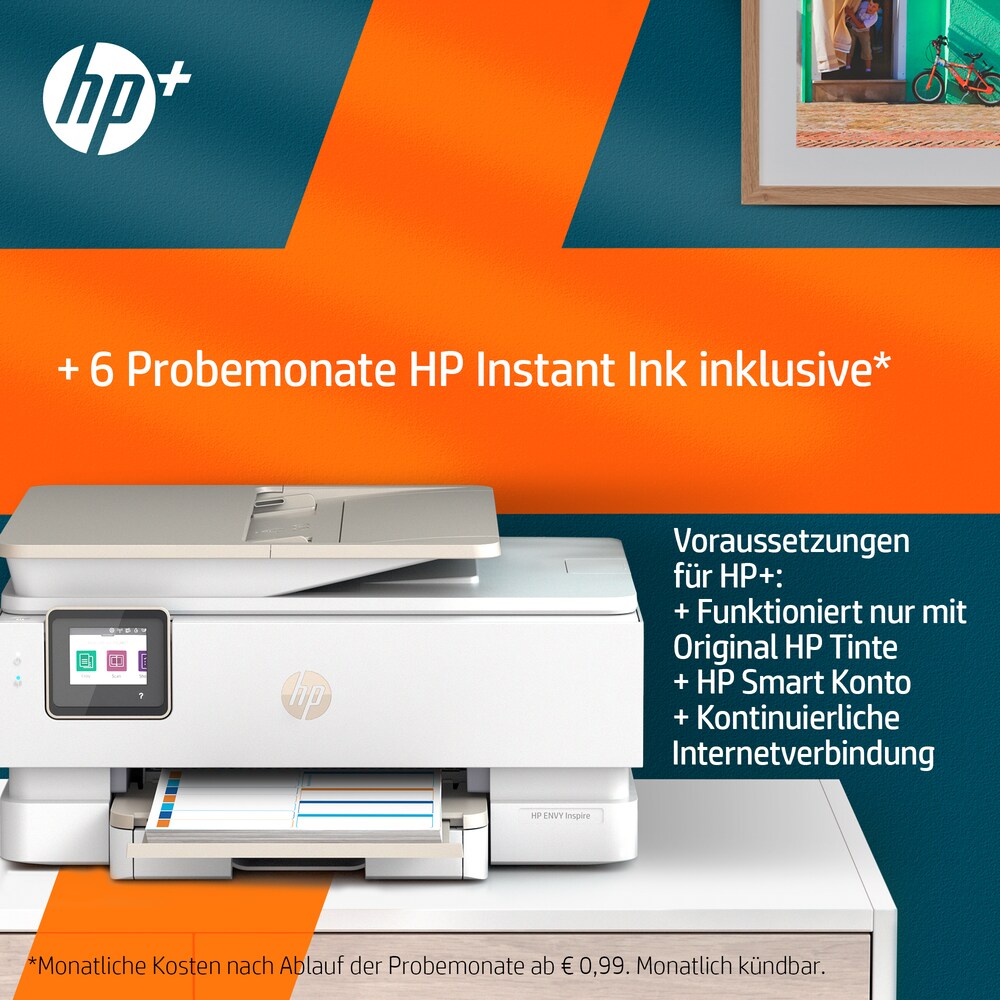 HP Envy Inspire 7920e Tintenstrahl-Multifunktionsdrucker Scanner Kopierer WLAN