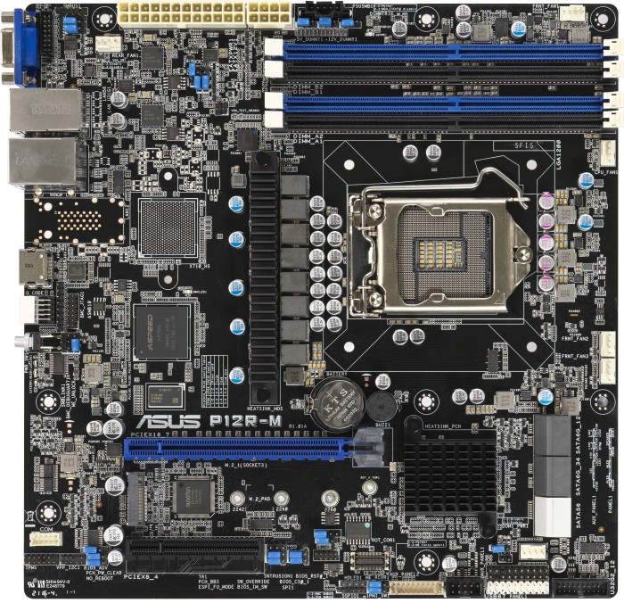 ASUS P12R-M mATX Workstation Mainboard Sockel 1200 f&uuml;r Xenon E, Pentium