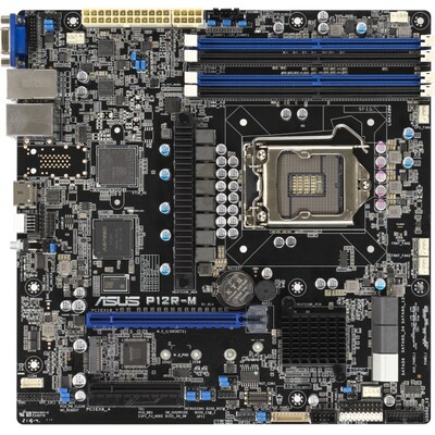 RKS 25 günstig Kaufen-ASUS P12R-M mATX Workstation Mainboard Sockel 1200 für Xenon E, Pentium. ASUS P12R-M mATX Workstation Mainboard Sockel 1200 für Xenon E, Pentium <![CDATA[• mATX Mainboard mit Sockel Intel 1200 für Intel Xeon-CPU • C252-Chipsatz, ASPEED AST2