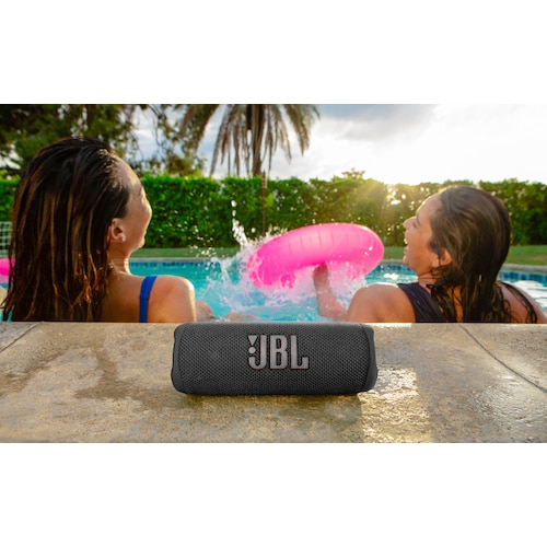 JBL Flip 6 Bluetooth Lautsprecher wasserdicht mit Akku Schwarz