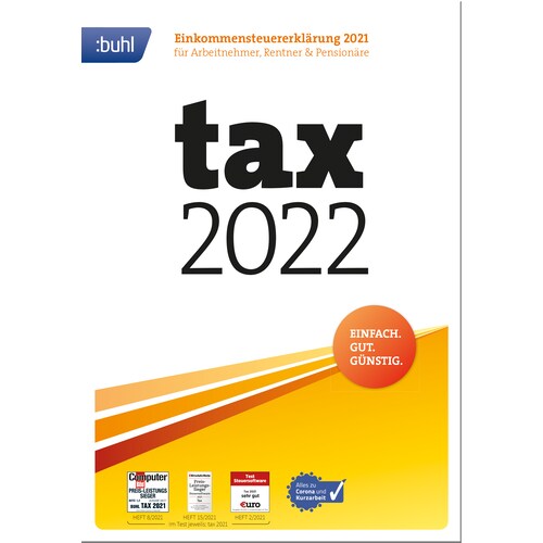 Buhl Data tax 2022 Steuersoftware ESD DE