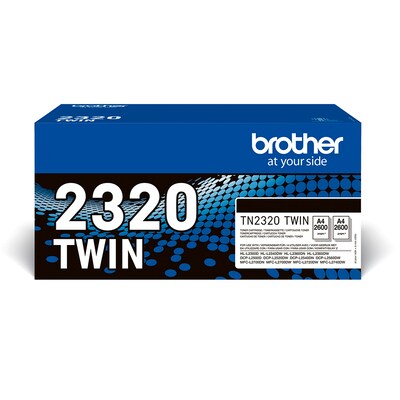 232 x günstig Kaufen-Brother TN-2320TWIN Original Toner Schwarz für ca. 2.600 Seiten (2 Stück). Brother TN-2320TWIN Original Toner Schwarz für ca. 2.600 Seiten (2 Stück) <![CDATA[• Toner (Schwarz Cyan)]]>. 