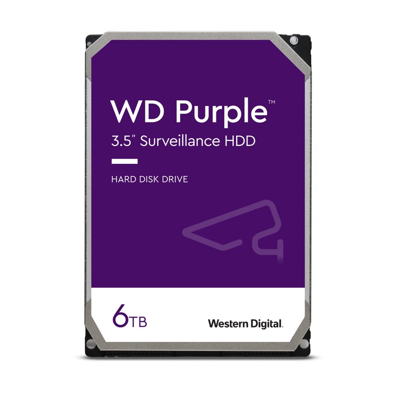 WD Purple WD63PURZ - 6 TB 3,5 Zoll SATA 6 Gbit/s