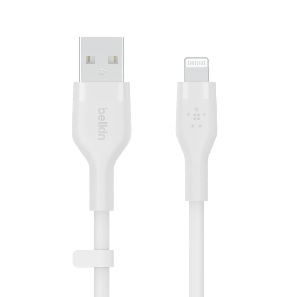 Belkin Flex Lightning/ USB-A Kabel mfi zertifiziert 1m weiß