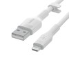 Belkin Flex Lightning/ USB-A Kabel mfi zertifiziert 1m weiß CAA008BT1MWH