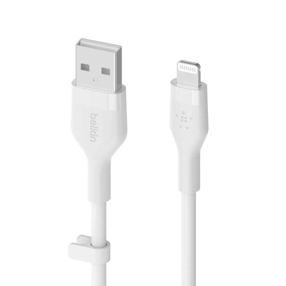 Belkin Flex Lightning/ USB-A Kabel mfi zertifiziert 2m weiß