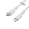 Belkin Flex Lightning/ USB-C Kabel mfi zertifiziert 1m weiß CAA009BT1MWH