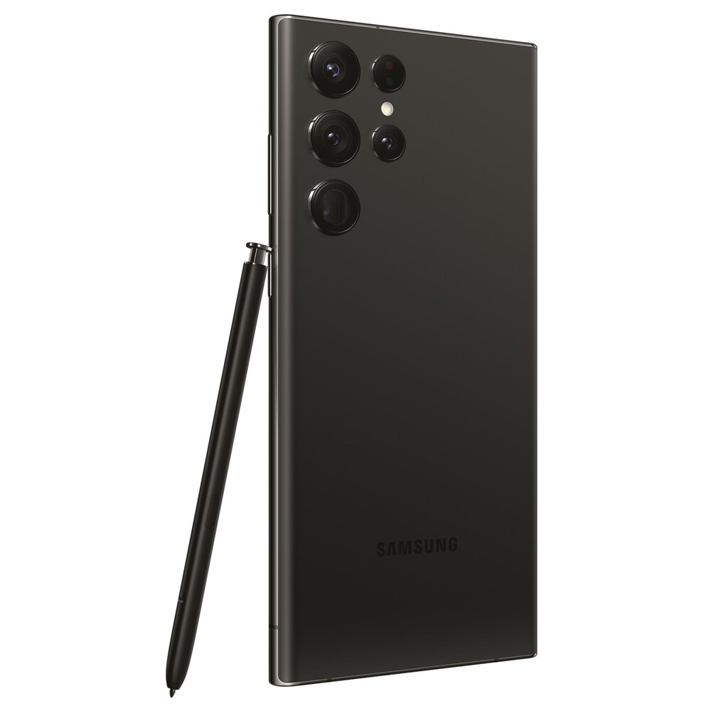 Samsung GALAXY S22 Ultra 5G S908B DS 256GB phantom black Android 12.0 Smartphone