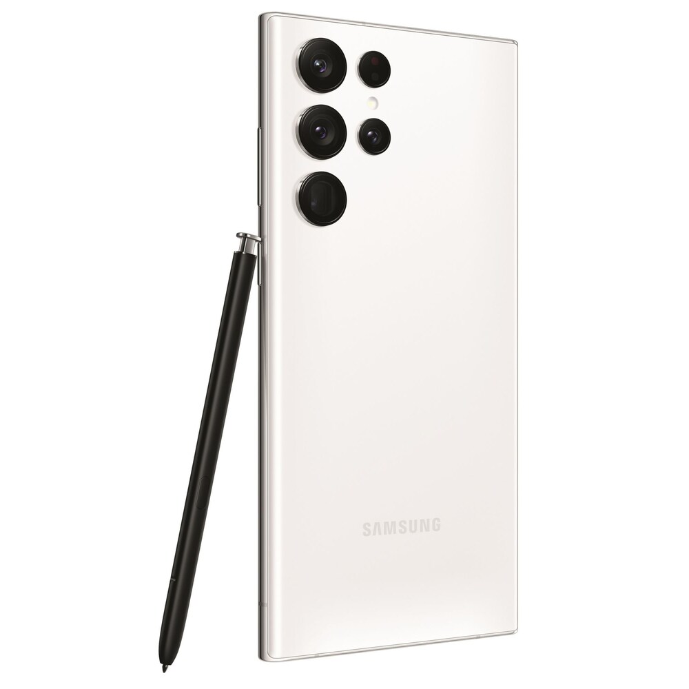 Samsung GALAXY S22 Ultra 5G S908B DS 256GB phantom white Android 12.0 Smartphone