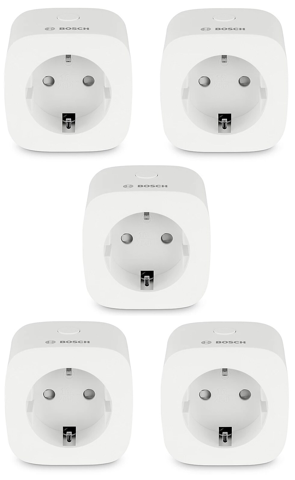 Bosch Smart Home Smart Plug - Zwischenstecker kompakt, 5er Pack