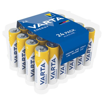 Mignon al günstig Kaufen-VARTA Energy Batterie Mignon AA LR6 24er Retail Box. VARTA Energy Batterie Mignon AA LR6 24er Retail Box <![CDATA[• VARTA Energy Batterie Mignon AA LR6 24er Retail Box • Alkali-Mangan]]>. 