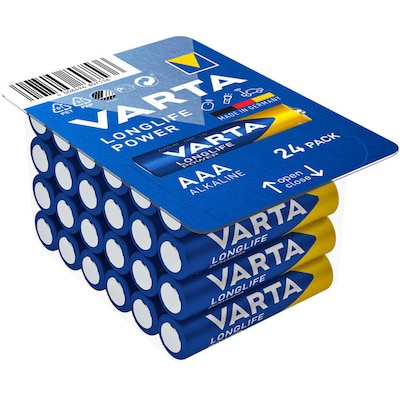 VARTA Longlife Power Batterie Micro AAA LR3 24er Big Box 04903 301 124