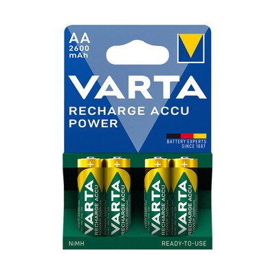 SE Mignon günstig Kaufen-VARTA Ready2Use Akku Mignon AA HR6 4er Blister (2600 mAh). VARTA Ready2Use Akku Mignon AA HR6 4er Blister (2600 mAh) <![CDATA[• Varta Power Accu • AA Mignon • 2600 mAH • 4er Pack 100% vorgeladen und sofort einsatzbereit!]]>. 