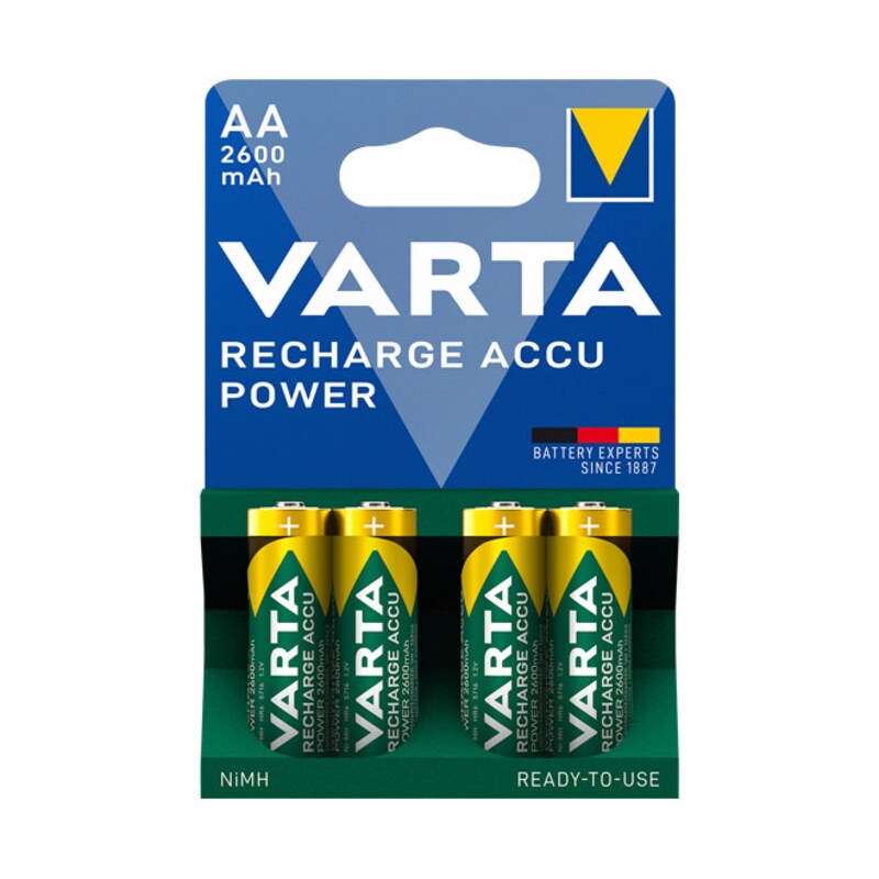 VARTA Ready2Use Akku Mignon AA HR6 4er Blister (2600 mAh)