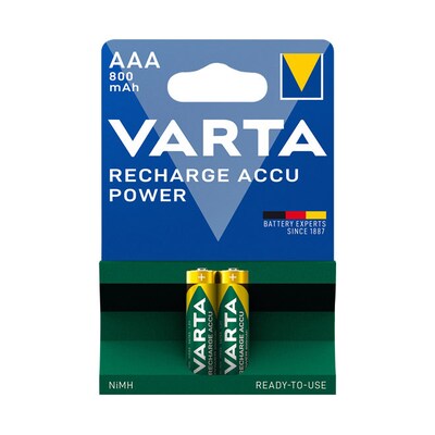 VARTA Ready2Use Akku Micro AAA HR3 2er Blister (800 mAh)