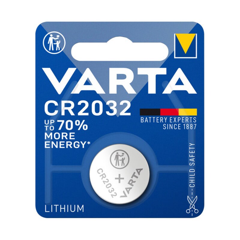 VARTA Professional Electronics Knopfzelle Batterie CR 2032 1er Blister