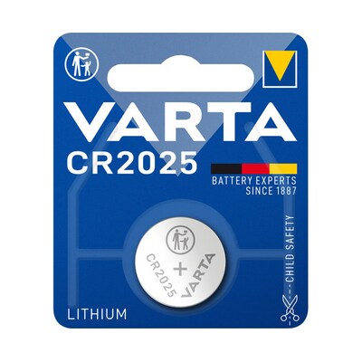 Pro ist günstig Kaufen-VARTA Professional Electronics Knopfzelle Batterie CR 2025 1er Blister. VARTA Professional Electronics Knopfzelle Batterie CR 2025 1er Blister <![CDATA[• VARTA Professional Electronics Knopfzelle • Batterie CR 2025 im 1er Blister]]>. 