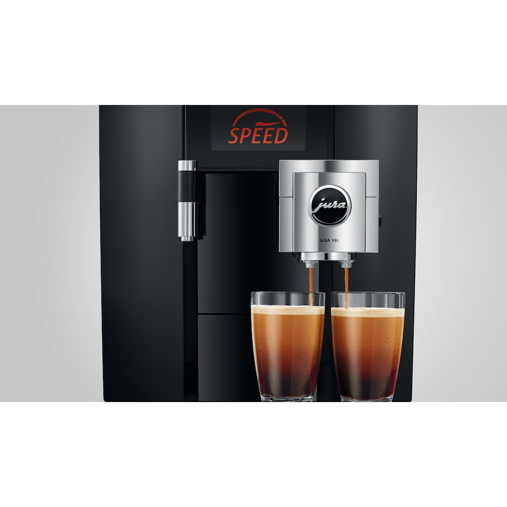 JURA Gastro GIGA X8c Aluminium Schwarz Professional Kaffeevollautomat