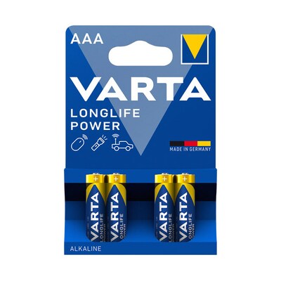 AAA VARTA günstig Kaufen-VARTA Longlife Power Batterie Micro AAA LR3 4er Blister. VARTA Longlife Power Batterie Micro AAA LR3 4er Blister <![CDATA[• VARTA Longlife Power Batterie • Micro AAA LR3 4er Blister]]>. 