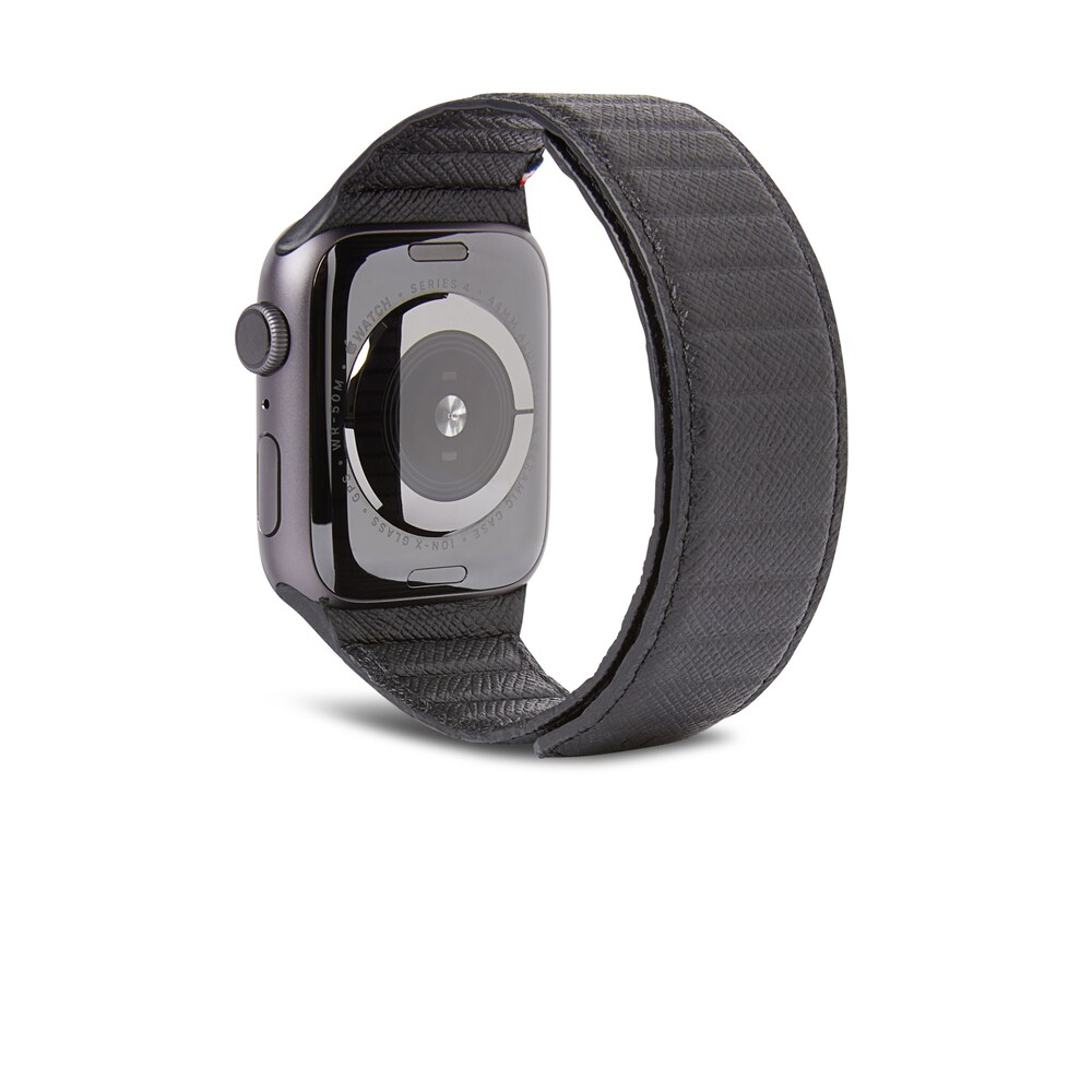 Decoded Leather Magnetic Traction Strap LITE Black 38-40mm