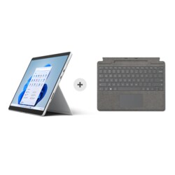 Surface Pro 8 Evo 8PQ-00003 Platin i5 8GB/256GB SSD 13&quot; 2in1 W11 + KB Platin