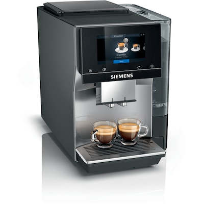 Kaffee günstig Kaufen-Siemens TP705D01 EQ.700 classic Kaffeevollautomat grau. Siemens TP705D01 EQ.700 classic Kaffeevollautomat grau <![CDATA[• Kaffee zubereiten war noch nie einfacher dank coffeeSelect Display • oneTouch DoubleCup • reduzierter Bitterstoffgehalt dank ar