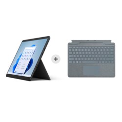 Surface Pro 8 Evo 8PQ-00019 Graphit i5 8GB/256GB SSD 13&quot; 2in1 W11 + KB Eisblau